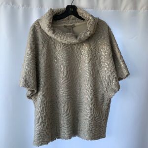 Sharon Young Small/Medium oversized 3D texture top